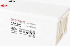 Аккумуляторная батарея Makelsan 6-FM-200 номинальной емкостью 200 Ач